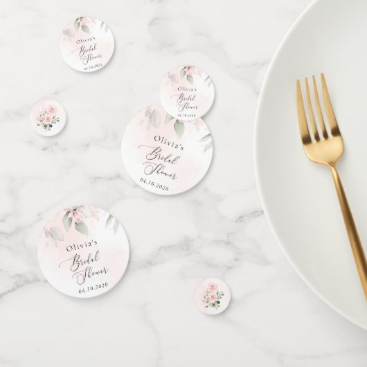 Confettis Fleurs Rouges, Fleurs Roses, Boho, Fête des mariée (Groupe)