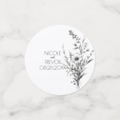 Confettis Fleurs sauvages audacieux (Petit recto)