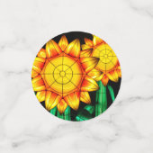 Confettis Fleurs solaires (Petit recto)