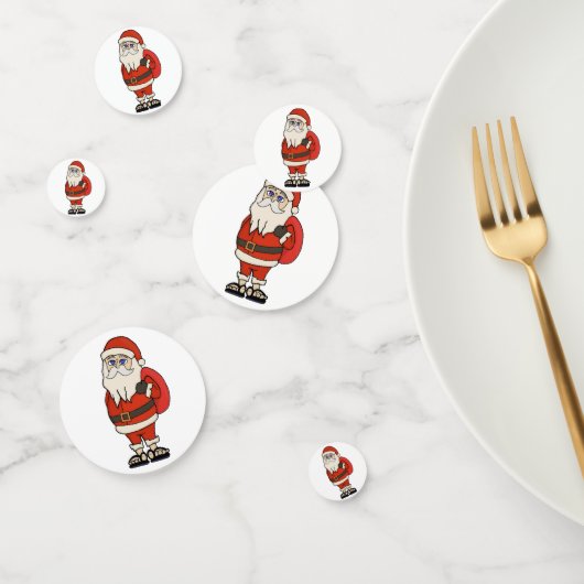 Confettis Flip Flops de Noël du Père Noël (Groupe)