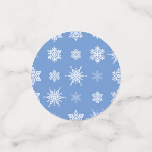 Confettis Flocon de neige (Petit recto)