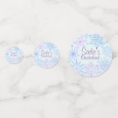 Confettis Flocon de neige Hiver Un Derland Premier Anniversa (Devant)