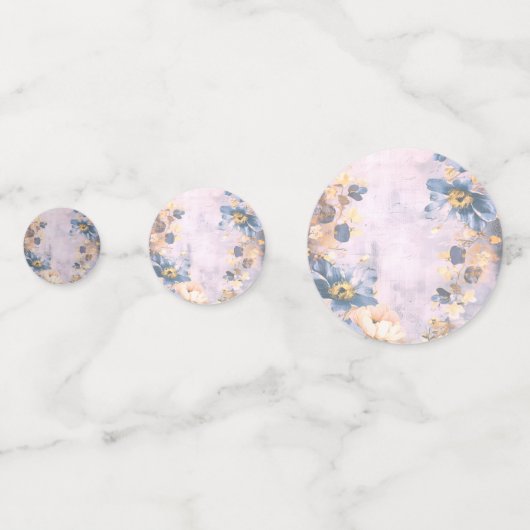 Confettis Floral Baby Shower (Derrière)