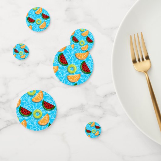 Confettis Flottes de fruits (Groupe)