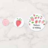 Confettis Fraise Berry Sweet Anniversaire (Derrière)