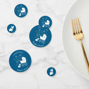 Confettis Français Baby shower Bulldog Français Frenchie Fre