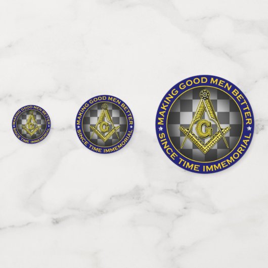 Confettis Freemason et Eastern Star (Devant)