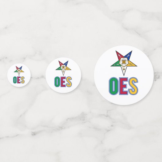 Confettis Freemason et Eastern Star (Derrière)