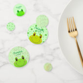 Confettis Froggy First Birthday Party Frog (Groupe)