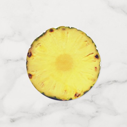 Confettis Fruit d'ananas tropical frais (Petit recto)