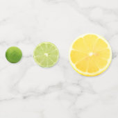 Confettis Fruit de citron jaune frais (Devant)