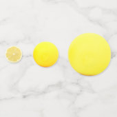 Confettis Fruit de citron jaune frais (Derrière)