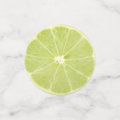 Confettis Fruit de citron vert tranche fraîche (Petit recto)