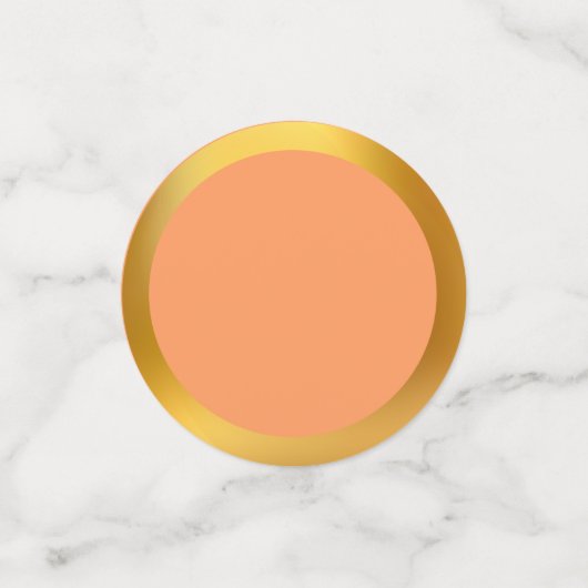 Confettis Fruits & or sur table d'action de grâce beige Conf (Petit recto)