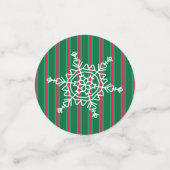 Confettis Fun and Fun Christmas Snowflake (Petit recto)