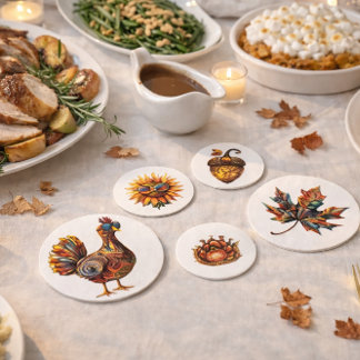 Confettis Fun & Quirky Thanksgiving mignon fête d'automne
