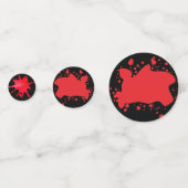 Confettis Fundy Meurtre Mystère Halloween sang de fête (Derrière)