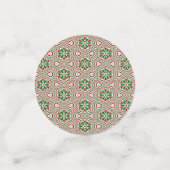 Confettis Funky Trippy Eclectique Boho Noël Kaleidoscope (Petit recto)