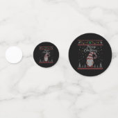 Confettis Funny Gnome Joyeux Noël (Derrière)