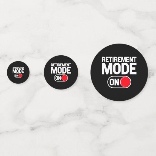 Confettis Funny Retivement - Temps de repos On (Derrière)