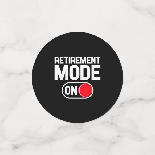 Confettis Funny Retivement - Temps de repos On (Petit recto)