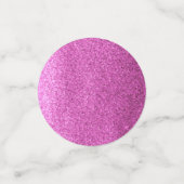 Confettis Fuschia Faux Paillettes (Petit recto)