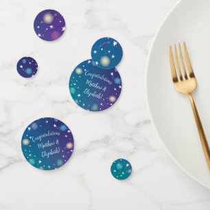 Confettis Galaxie du Baby shower spatial