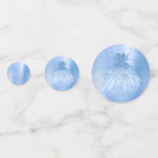 Confettis Gare de glace de l'aile de fée | Feutre d'iridesce (Devant)