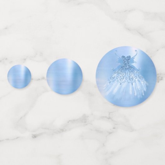 Confettis Gare de glace de l'aile de fée | Feutre d'iridesce (Derrière)