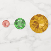 Confettis Gemmes colorées (Derrière)