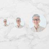 Confettis Glam Blue Parties scintillant Drip Photo 50th Birt (Derrière)