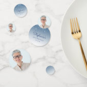 Confettis Glam Blue Parties scintillant Drip Photo 50th Birt (Groupe)