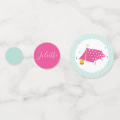 Confettis Glam Camp Makeover Spa Anniversaire (Derrière)