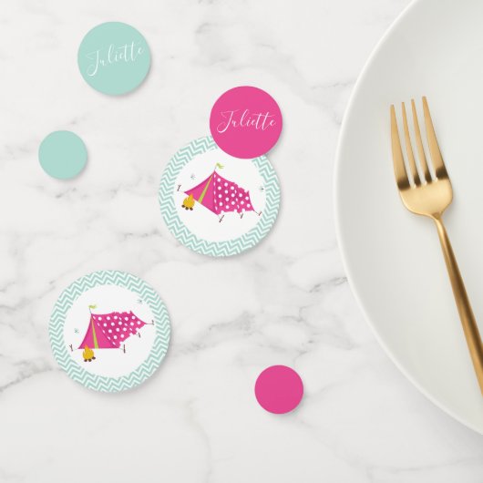 Confettis Glam Camp Makeover Spa Anniversaire (Groupe)