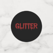 Confettis Glitter en typographie de Blood (Petit recto)
