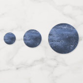 Confettis Glitzy Foil | Marine Blue Dark Faux Parties scinti (Devant)