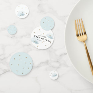 Confettis Gold Stars & Fluffy Clouds Baby shower