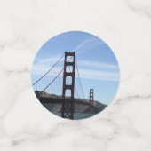 Confettis Golden Gate Bridge en San Francisco, Californie (Petit recto)