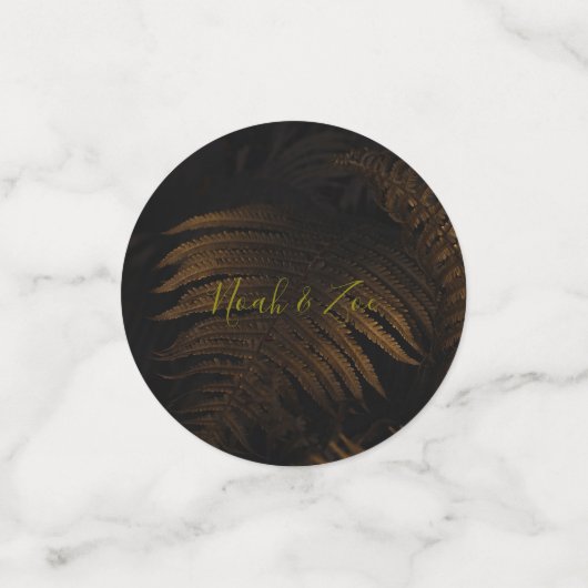 Confettis Golden leaf (Petit recto)