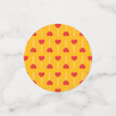 Confettis Golden Love Suckers Red (Petit recto)