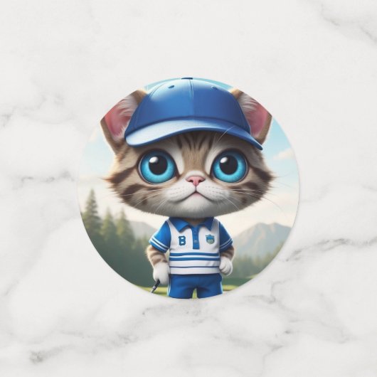 Confettis Golf Cat (Petit recto)