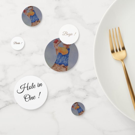 Confettis Golf d'été Sports Anniversaire (Groupe)