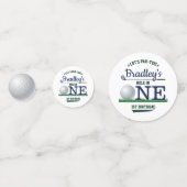 Confettis Golf PAR-TEE 1ère photo d'anniversaire (Devant)