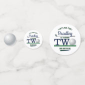 Confettis Golf PAR-TEE 2ème anniversaire Photo (Devant)