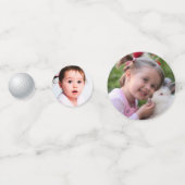 Confettis Golf PAR-TEE 4e photo d'anniversaire (Derrière)