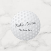 Confettis Golfer Couple Maman Papa 2 Modèle d'image (Petit recto)