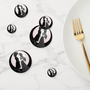 Confettis Gothique Emo Enfants Kiss Valentine's Day