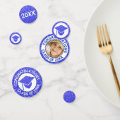 Confettis Grad Glam Casquette de la marine Photo Graduation  (Groupe)