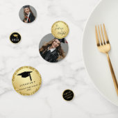 Confettis Graduate Photo Glitter Gold Novelty Graduation  (Groupe)