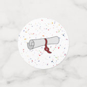 Confettis Gras Motif coloré (Petit recto)